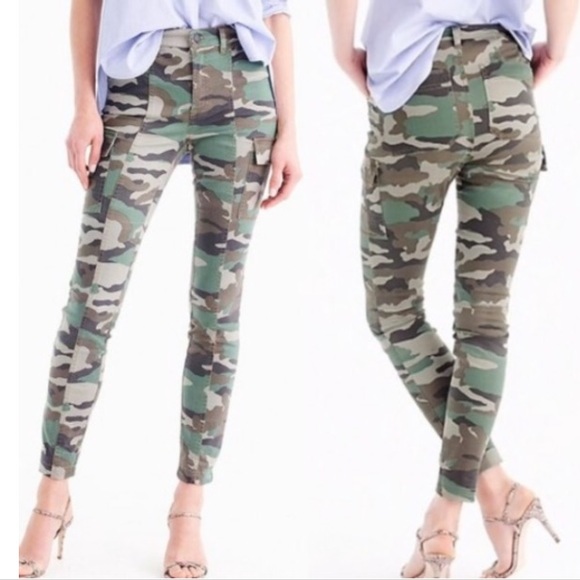 J. Crew Pants - J. Crew 9” Toothpick Skinny Pants Camo